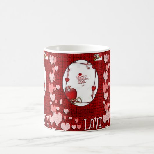 Mug La Saint-Valentin, les grenouilles (Centre)