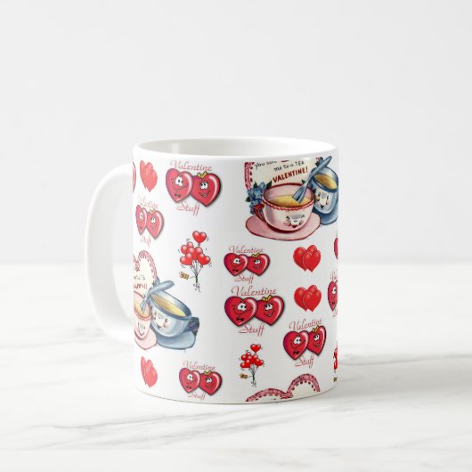 Mug La Saint-Valentin, les grenouilles (Devant gauche)