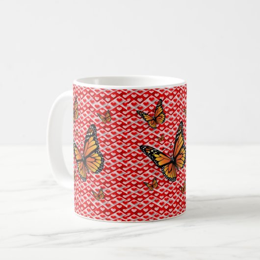 Mug La Saint-Valentin, les grenouilles (Devant gauche)
