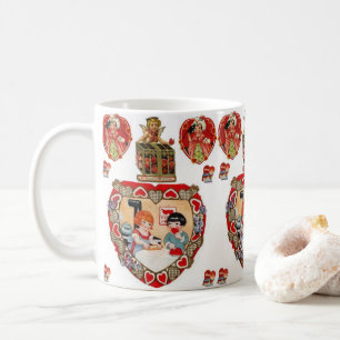 Mug La Saint-Valentin, les grenouilles