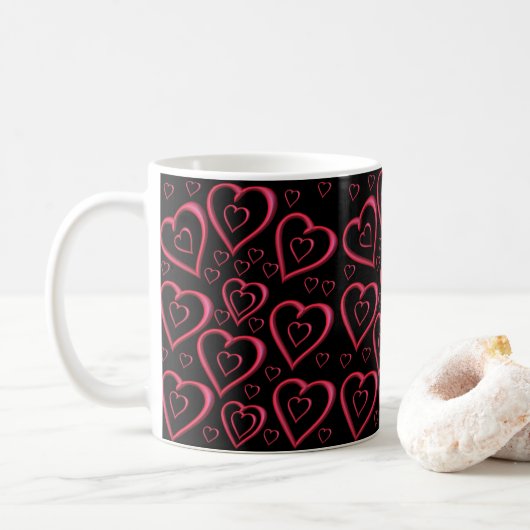 Mug La Saint-Valentin, les grenouilles (Avec donut)