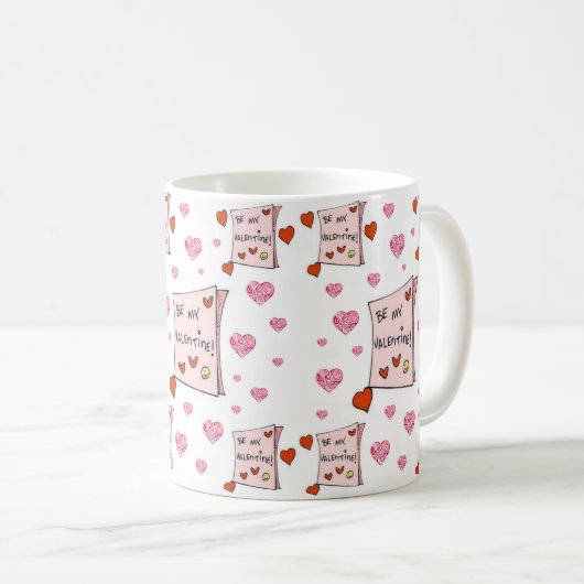 Mug La Saint-Valentin, les grenouilles (Devant droit)