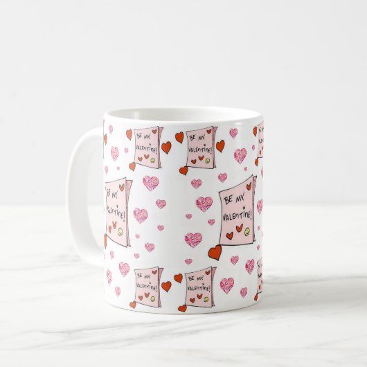 Mug La Saint-Valentin, les grenouilles (Devant gauche)