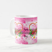 Mug La Saint-Valentin, les grenouilles (Devant gauche)