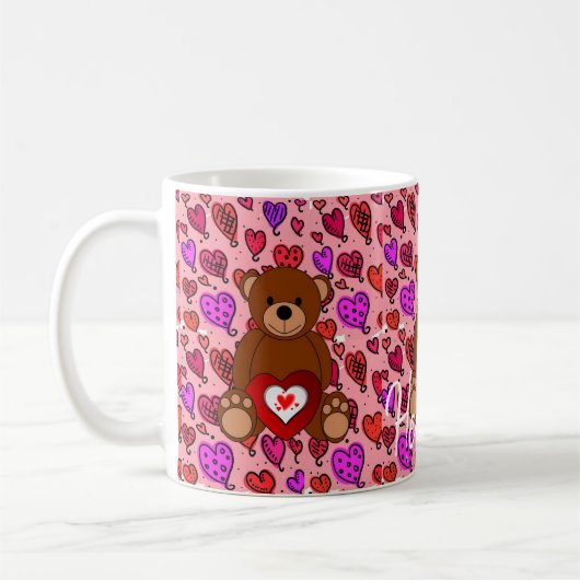 Mug La Saint-Valentin, les grenouilles (Gauche)
