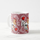 Mug La Saint-Valentin, les grenouilles (Devant gauche)