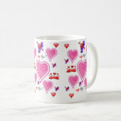 Mug La Saint-Valentin, les grenouilles (Devant droit)
