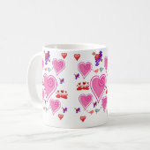 Mug La Saint-Valentin, les grenouilles (Devant gauche)