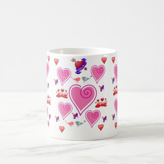 Mug La Saint-Valentin, les grenouilles (Centre)