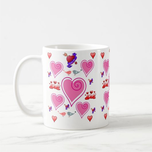 Mug La Saint-Valentin, les grenouilles (Gauche)