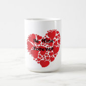 Mug La Saint Valentin montrer l'amour (Centre)
