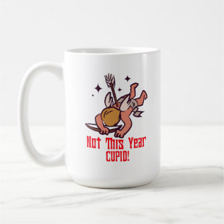 Mug La Saint-Valentin "Pas cette année, mignon !" St2