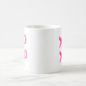 Mug La Saint Valentin personnalisée de Girly Pink (Centre)