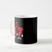 Mug La Saint-Valentin Six Sept Cœurs 6 7 Meme Gen Alph (Devant gauche)