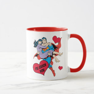Mug La Saint-Valentin Superman   Je vais vous attraper