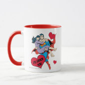 Mug La Saint-Valentin Superman | Je vais vous attraper (Gauche)