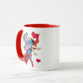 Mug La Saint-Valentin Superman | Je vais vous attraper (Devant gauche)