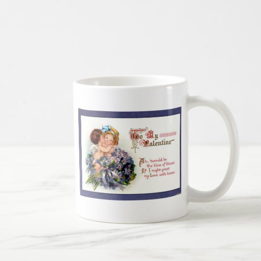 Mug La Saint-Valentin victorienne "La lisière des bais (Droite)