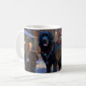 Mug La saison des fêtes de Noël de Terre-Neuve (Devant gauche)