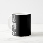 Mug La saison est mon cardio drôle cadeau enseignant (Devant gauche)