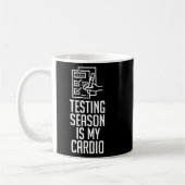 Mug La saison est mon cardio drôle cadeau enseignant (Gauche)