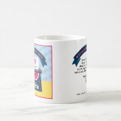 Mug La salle de l'écrivain Woolfer (Centre)