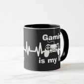 Mug La salope de gamer (Devant droit)