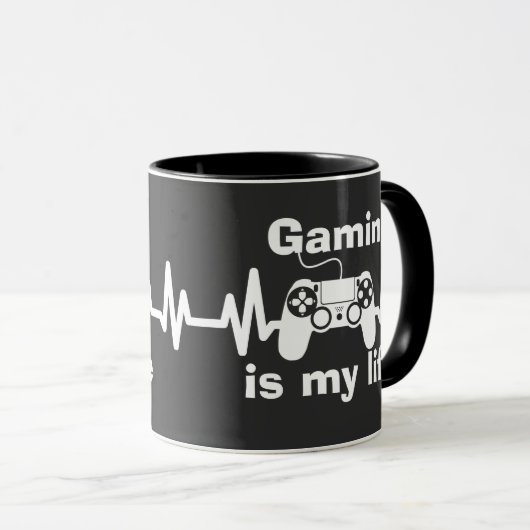 Mug La salope de gamer (Devant droit)