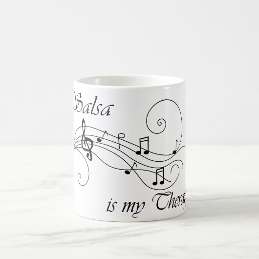 Mug La salsa est ma therapie (Centre)