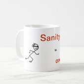 Mug La santé d'esprit est surestimée (Devant gauche)
