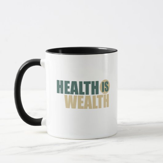 Mug La santé est richesse (Gauche)