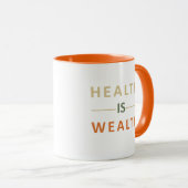 Mug la santé est une richesse (Devant droit)