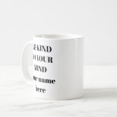 Mug La santé mentale peut être gentil à votre esprit - (Devant gauche)