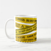Mug La scène du crime ne traverse pas les bandes jaune (Gauche)