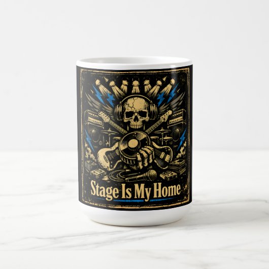 Mug La scène est ma maison – Fierté de rock pour les a (Centre)