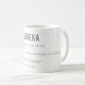 Mug La Science de principe d'Archimède de définition (Devant droit)