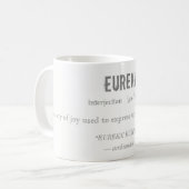 Mug La Science de principe d'Archimède de définition (Devant gauche)