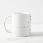 Mug La Science de principe d'Archimède de définition (Gauche)