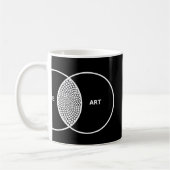 Mug La Science/diagramme Venn d'art (Gauche)