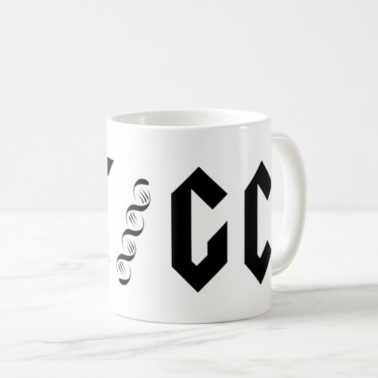 Mug La Science drôle d'ADN d'ATGC (Devant droit)