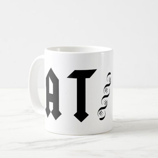 Mug La Science drôle d'ADN d'ATGC (Devant gauche)