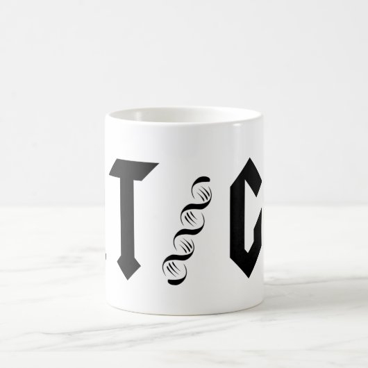 Mug La Science drôle d'ADN d'ATGC (Centre)