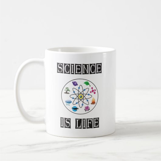 Mug La science est la vie (Gauche)