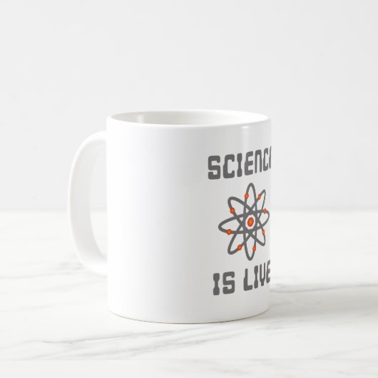 Mug La science est la vie (Devant gauche)