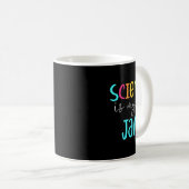 Mug La science est ma confiture Mignonne Appreciation (Devant droit)