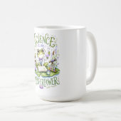 Mug La science est ma grenouille superpuissante scient (Devant droit)