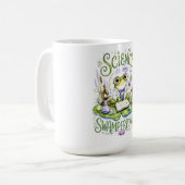 Mug La science est ma grenouille superpuissante scient (Devant gauche)