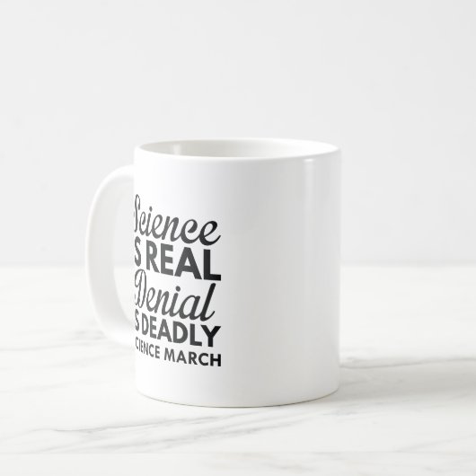 Mug La science est réelle (Devant gauche)