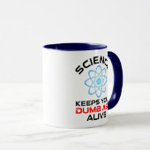 Mug La Science Garde Vivante Votre Bande-Nue (Devant droit)