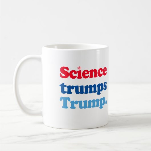 Mug La science l'emporte sur Trump (Gauche)
